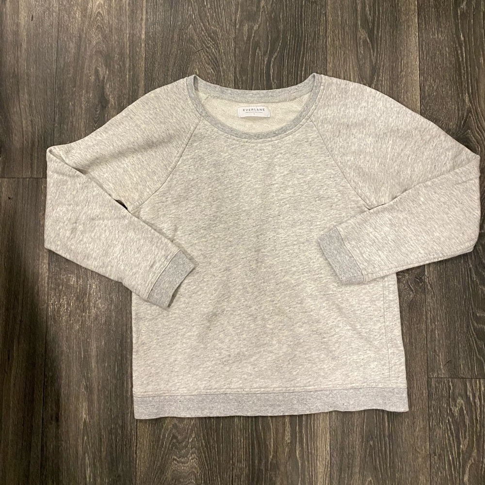 Everlane Small gray pullover sweatshirt